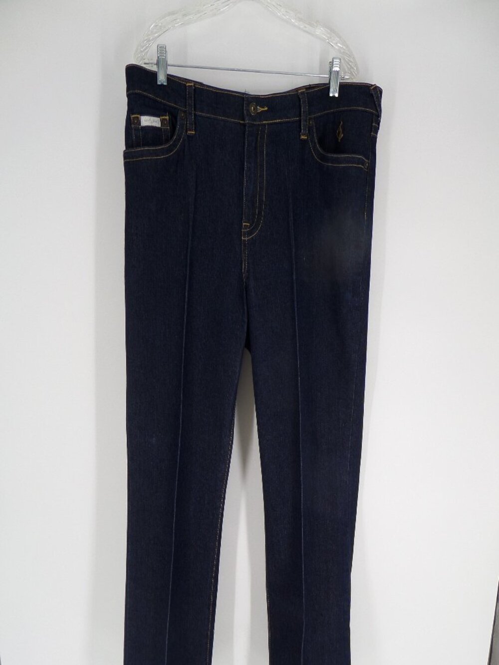 Baby Phat Dark Blue Wide Leg Jeans
